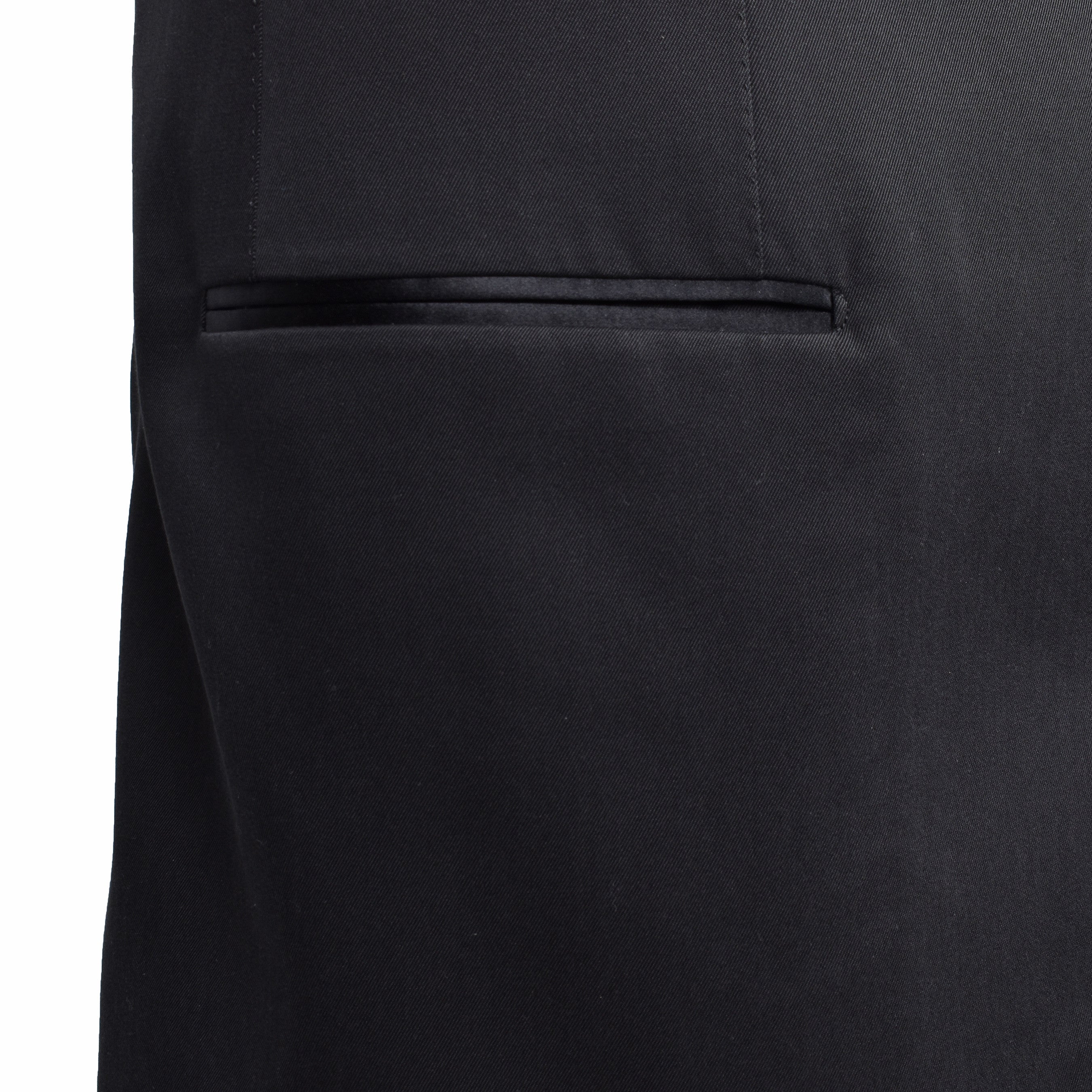 BRUNELLO CUCINELLI MEN'S BLACK SILK TUXEDO JACKET