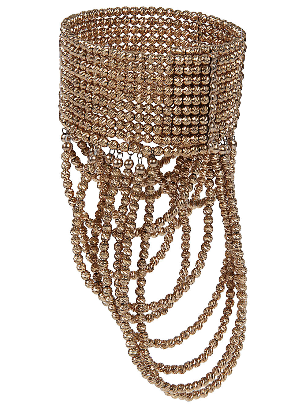 BRUNELLO CUCINELLI WOMEN'S GOLD-TONE BEADED STATEMENT BRACELET