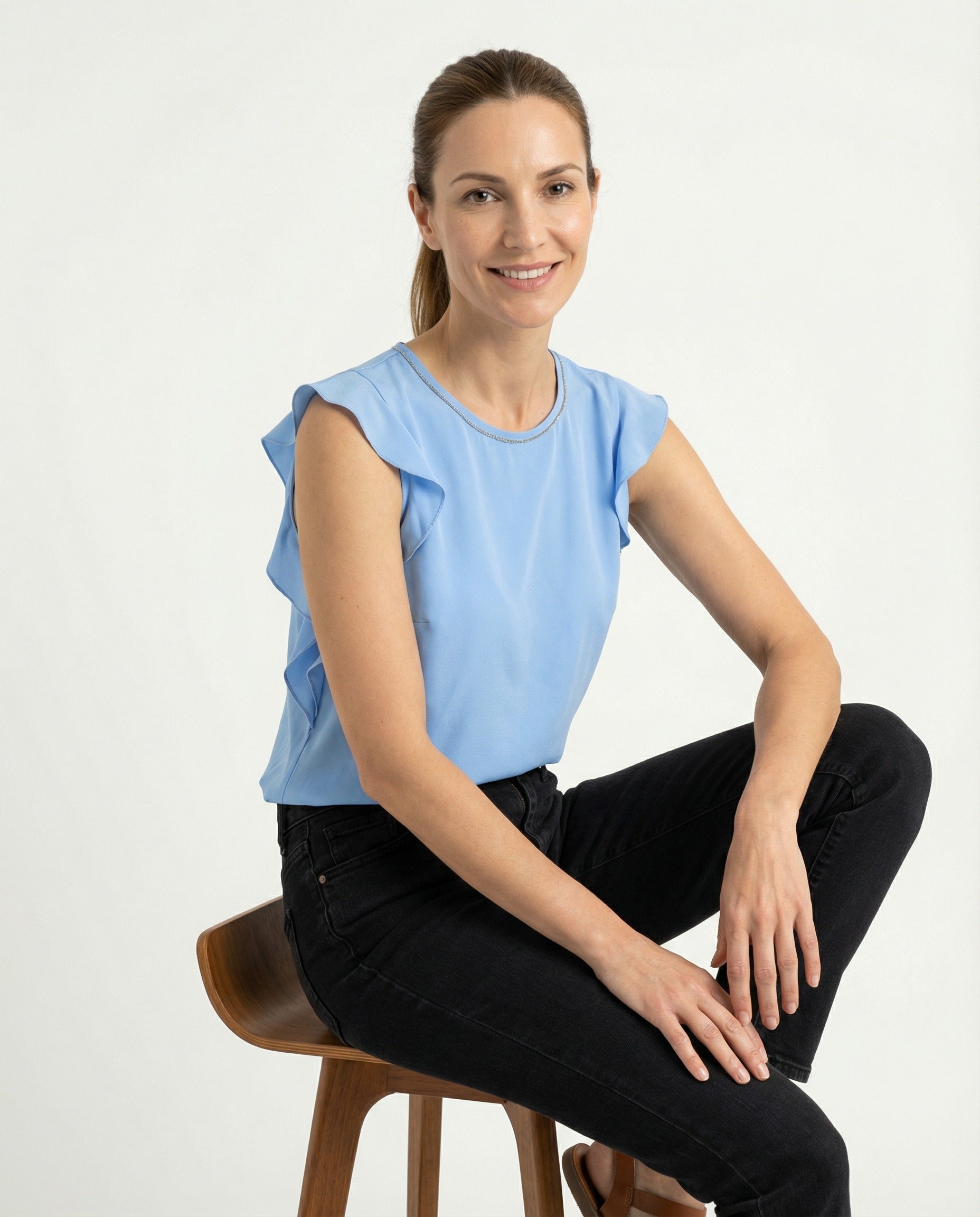 PESERICO WOMEN'S SHIRT S06892-07325-586 NWT