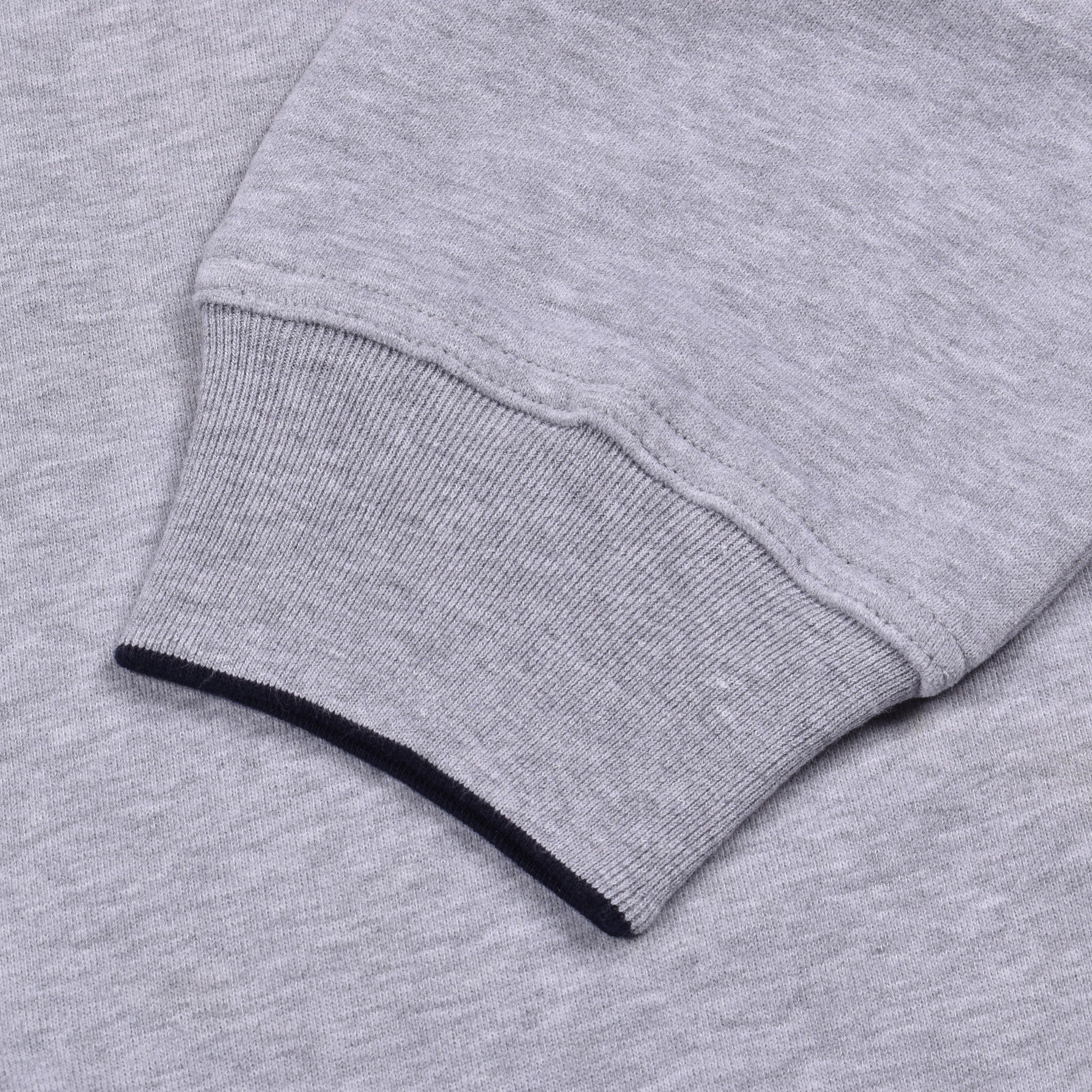 BRUNELLO CUCINELLI MEN'S GRAY LOGO HOODIE SWEATSHIRT