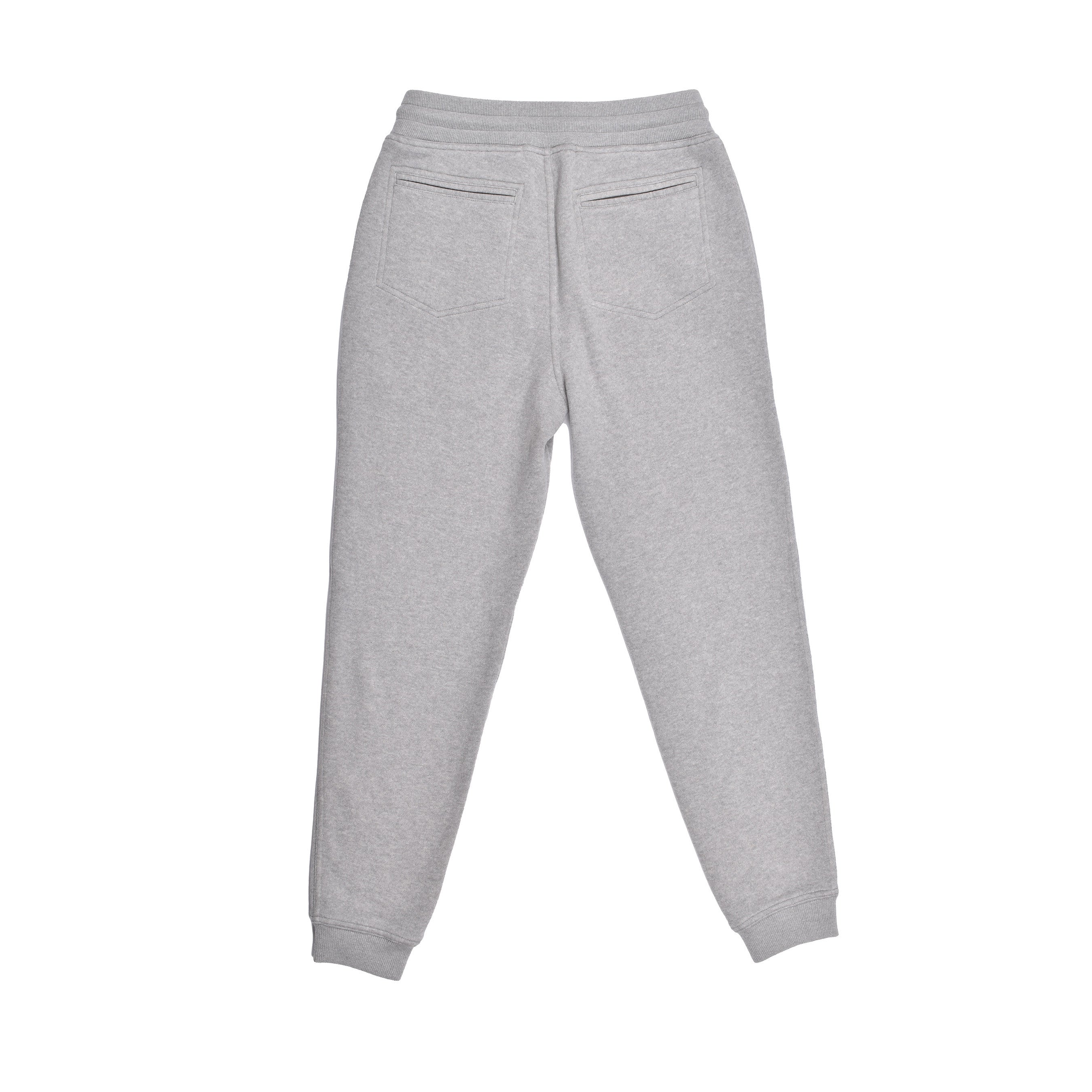 BRUNELLO CUCINELLI MEN'S GRAY WOOL BLEND JOGGER PANTS