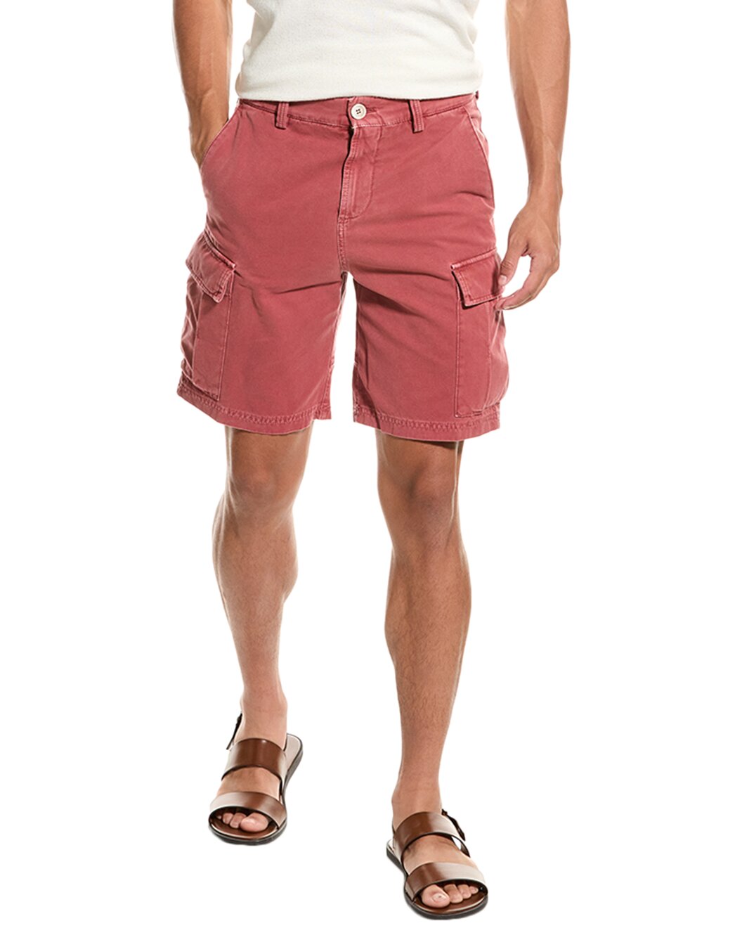 BRUNELLO CUCINELLI MEN'S CURRANT CARGO BERMUDA SHORTS