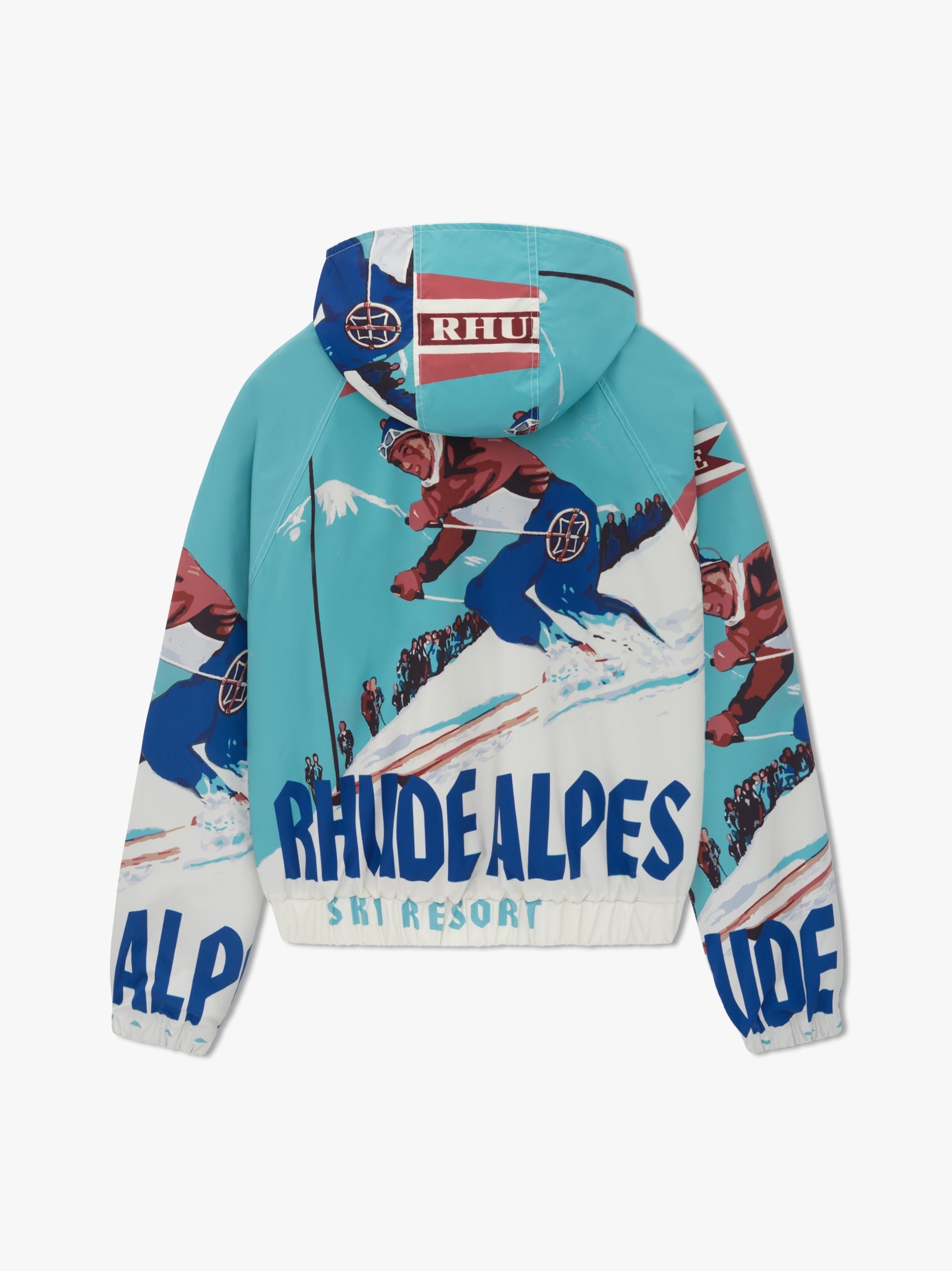 RHUDE UNISEX'S MULTI-COLOR GRAPHIC ANORAK JACKET