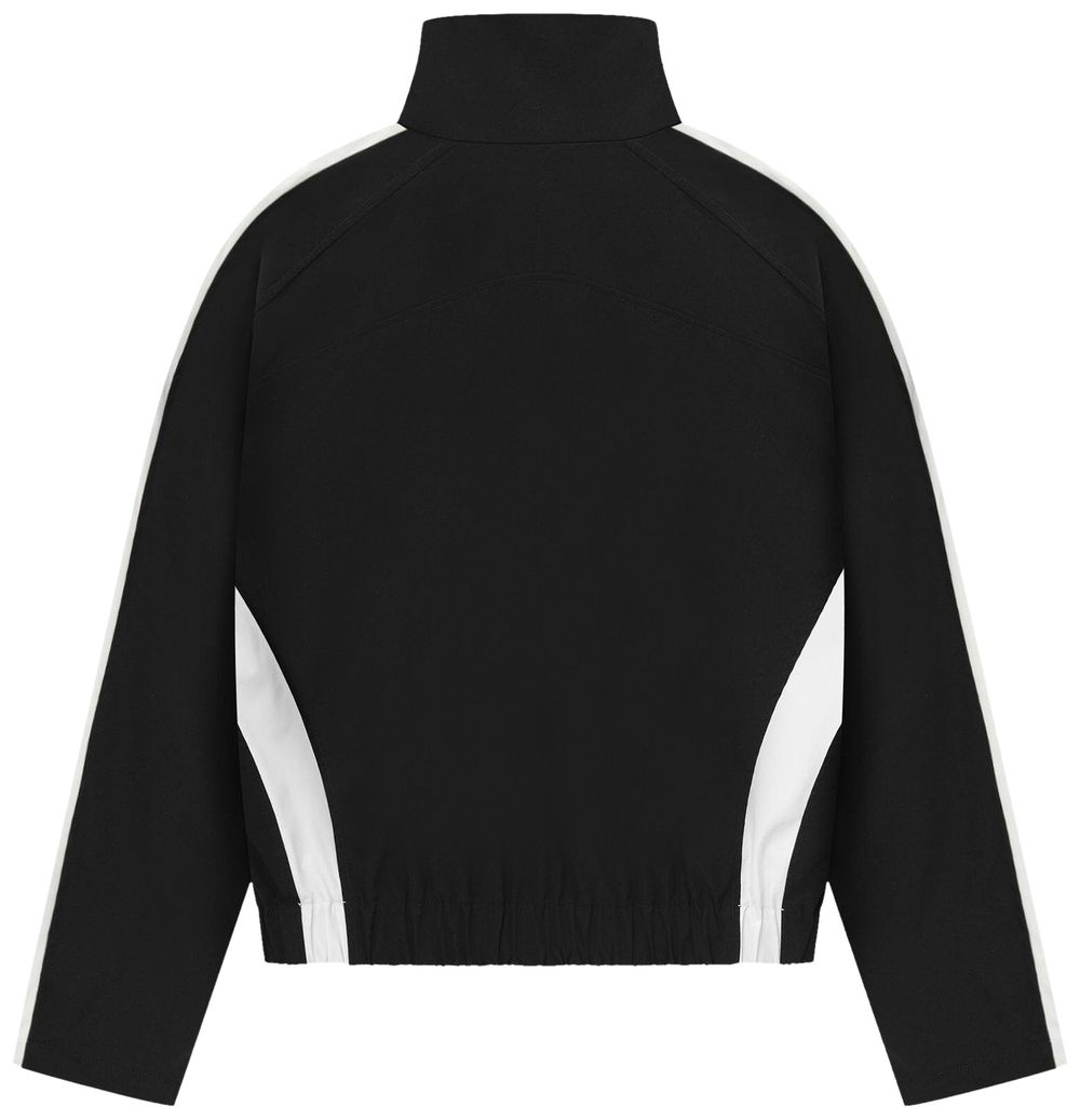 RHUDE MEN'S BLACK WHITE TRACK JACKET