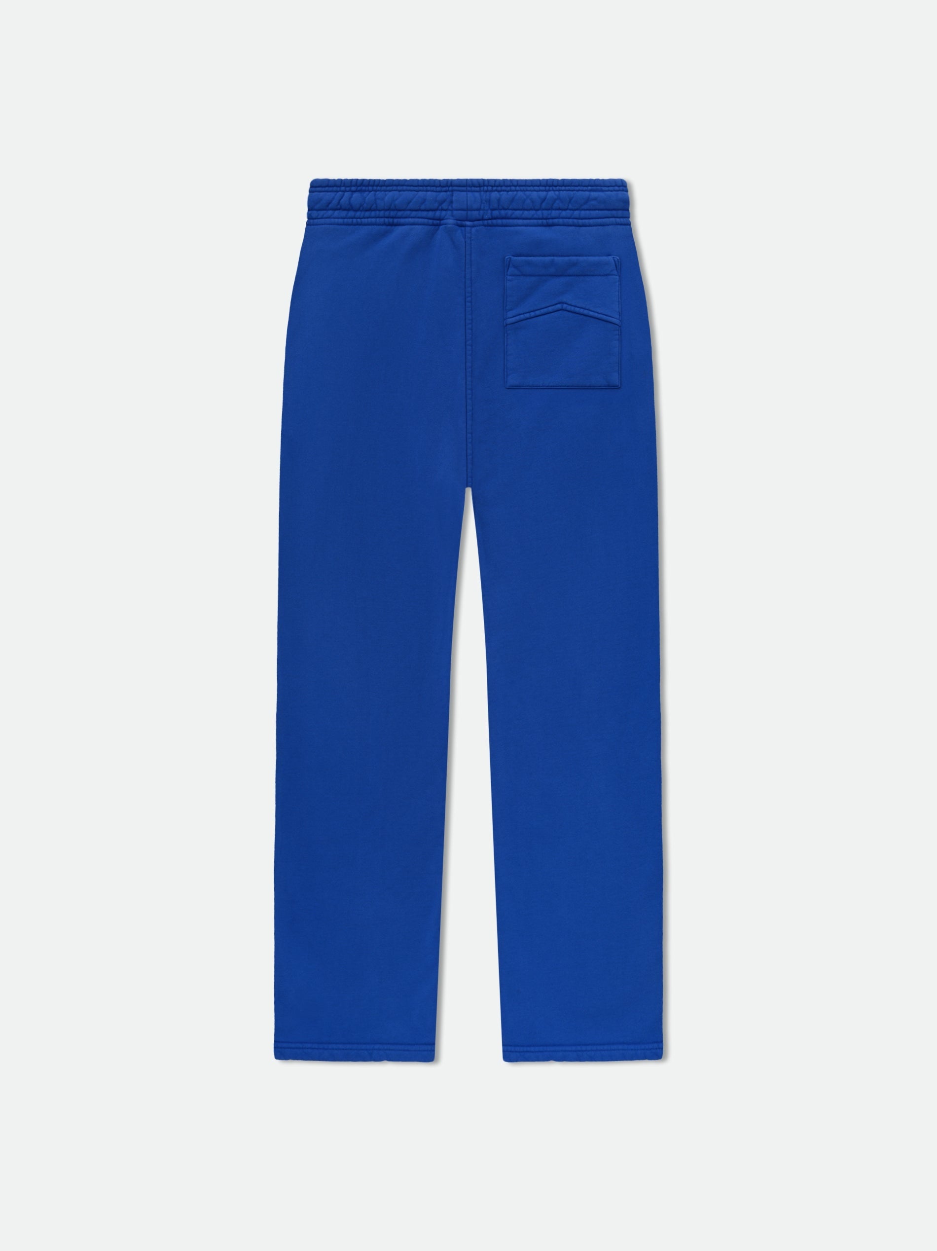 RHUDE MEN'S COBALT BLUE SWEATPANTS WITH DRAWSTRING