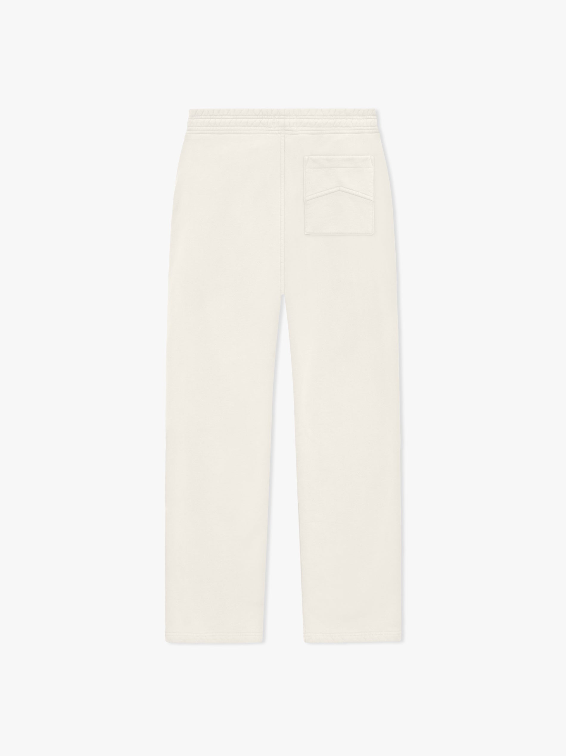 RHUDE MEN'S WHITE RELAXED TROUSERS WITH DRAWSTRING