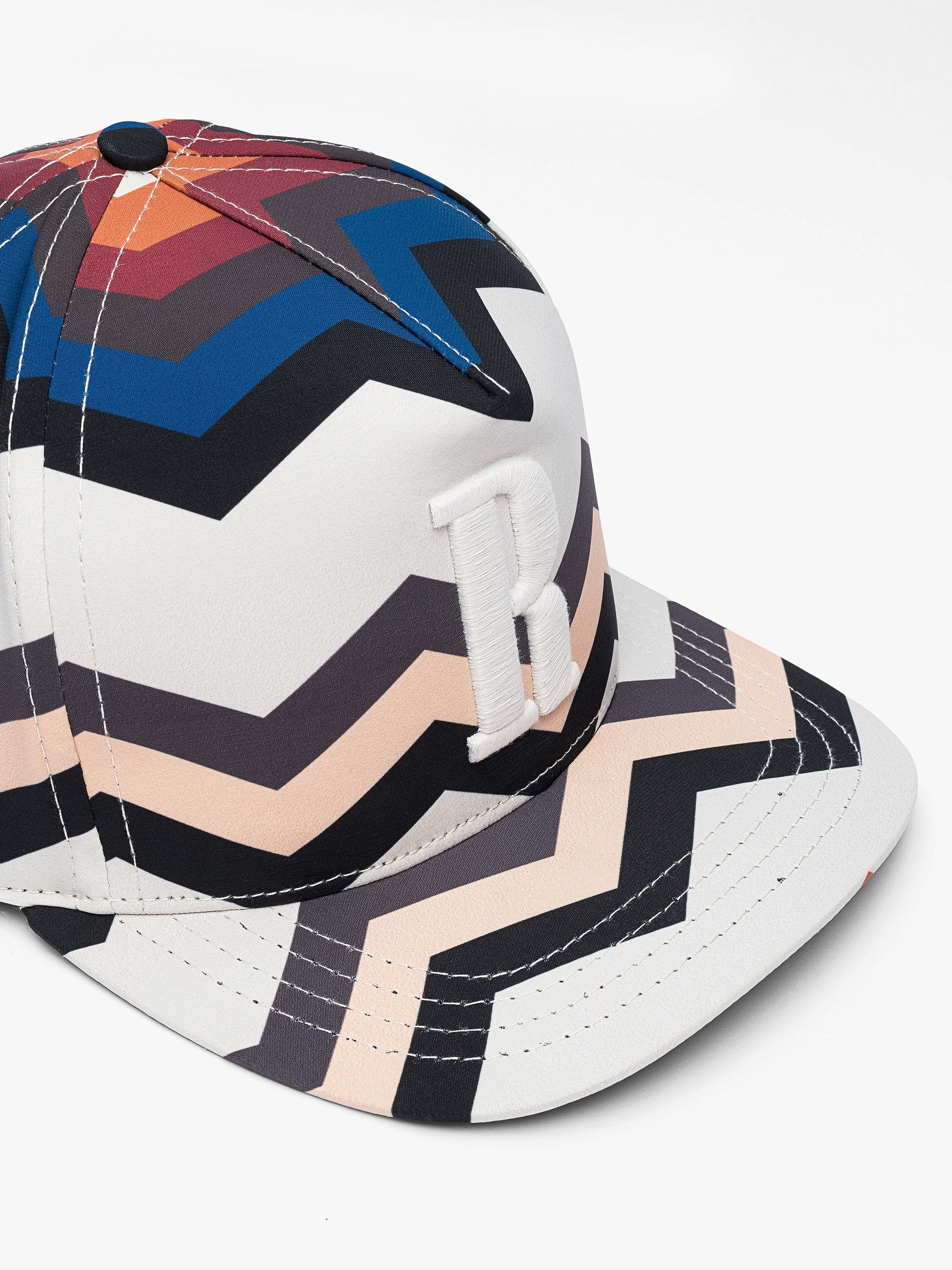 RHUDE UNISEX'S MULTICOLOR PATTERNED BASEBALL CAP
