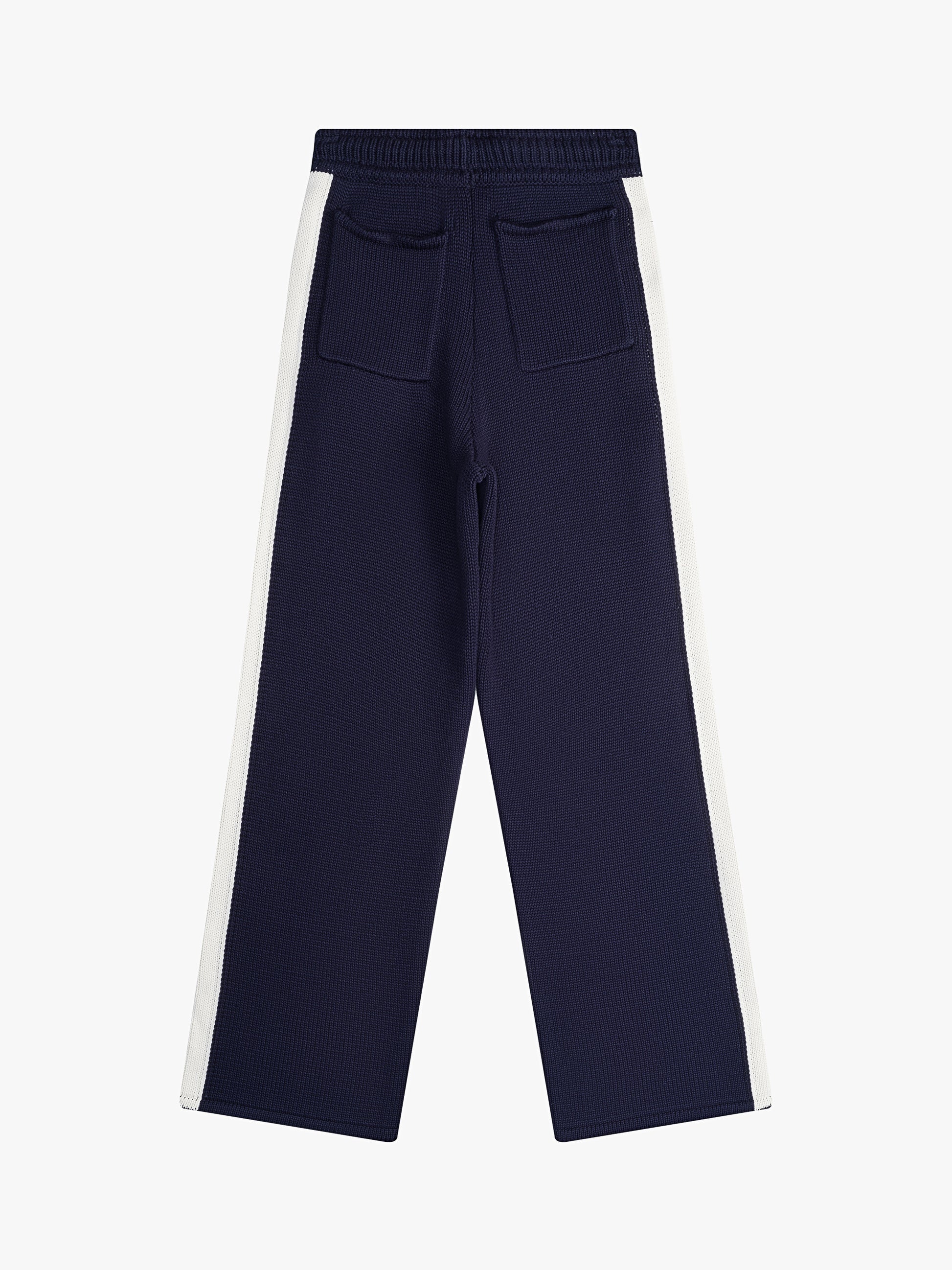 RHUDE MEN'S NAVY CASHMERE KNIT TROUSERS