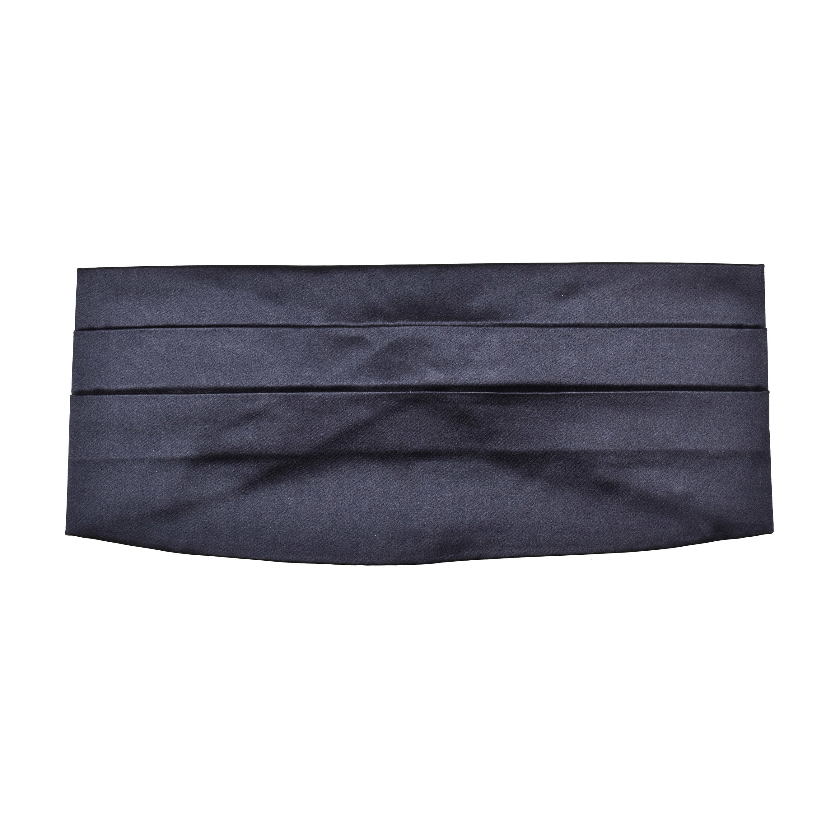 BRUNELLO CUCINELLI MEN'S DARK NAVY SILK BLEND CUMMERBUND
