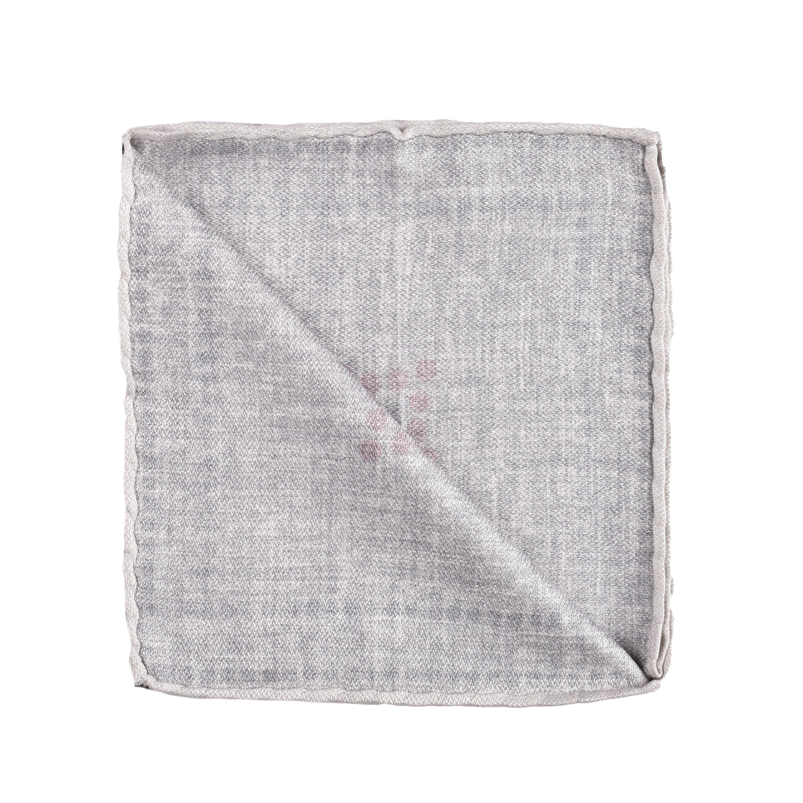 BRUNELLO CUCINELLI MEN'S PANAMA GINGER SILK POCKET SQUARE