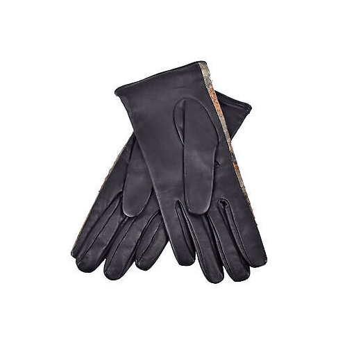BRUNELLO CUCINELLI WOMEN'S PYTHON SKIN LEATHER GLOVES