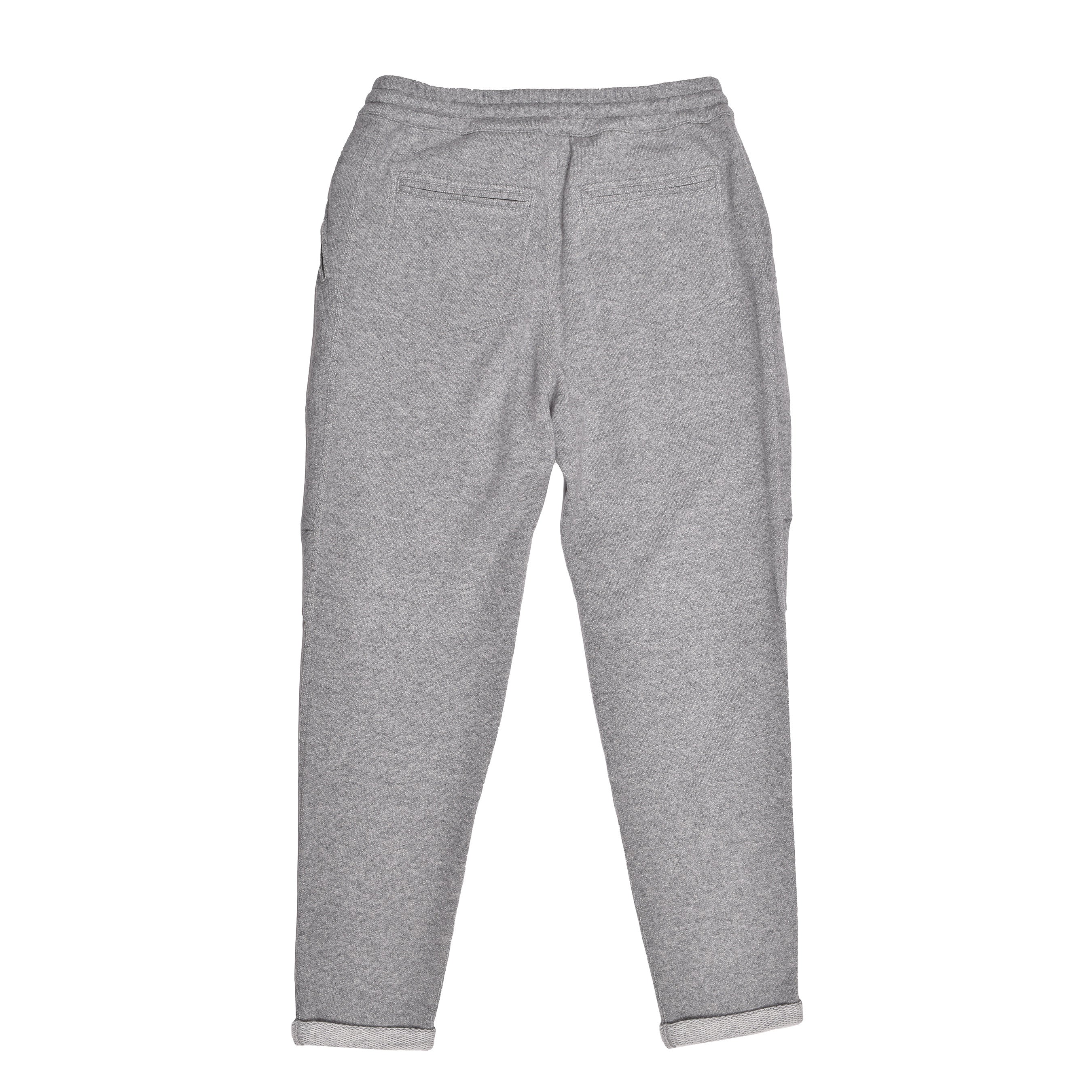 BRUNELLO CUCINELLI MEN'S GRAY CASHMERE ATHLETIC TROUSERS