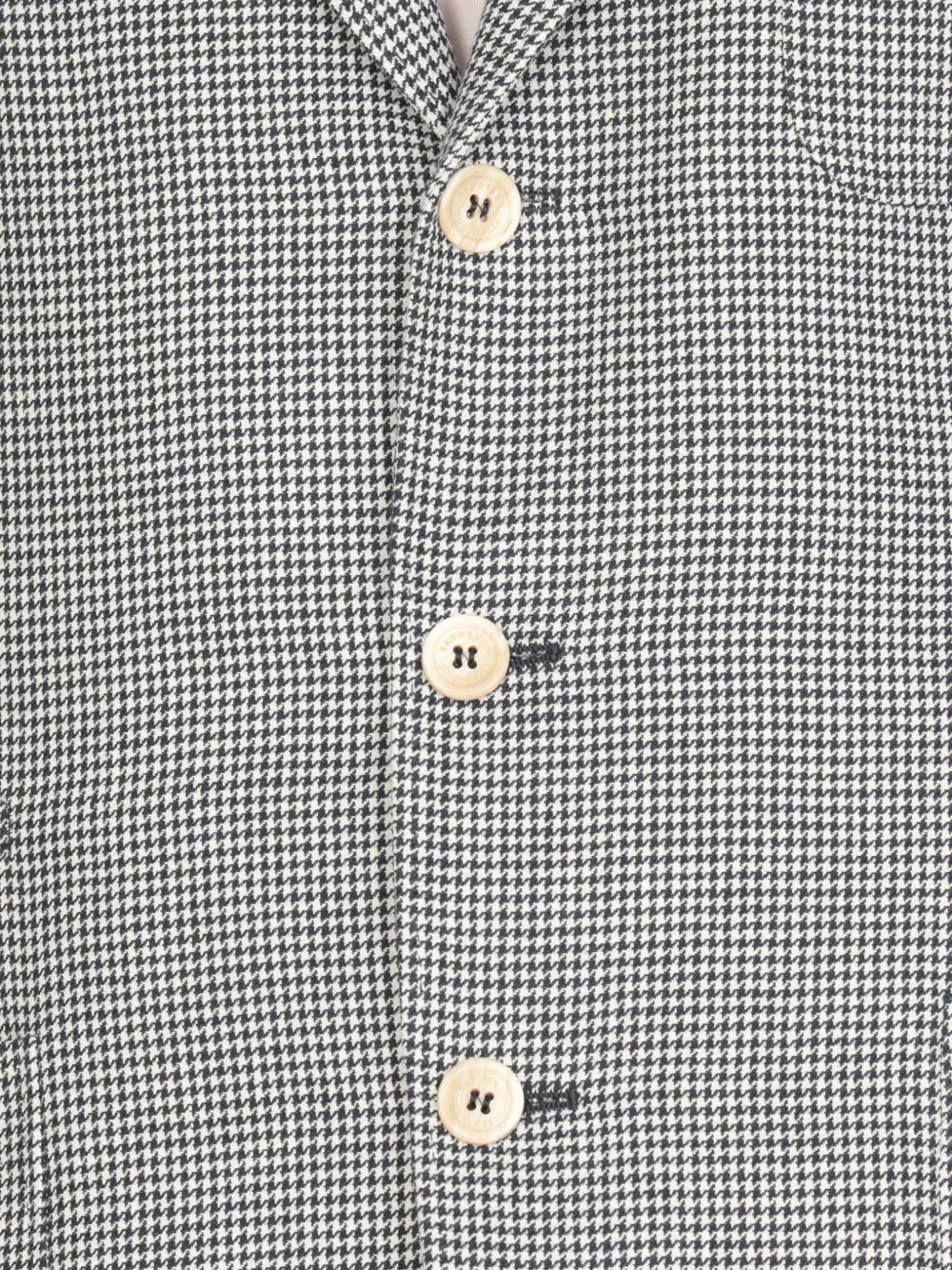 BRUNELLO CUCINELLI MEN'S GRAY CHECKERED DECONSTRUCTED BLAZER