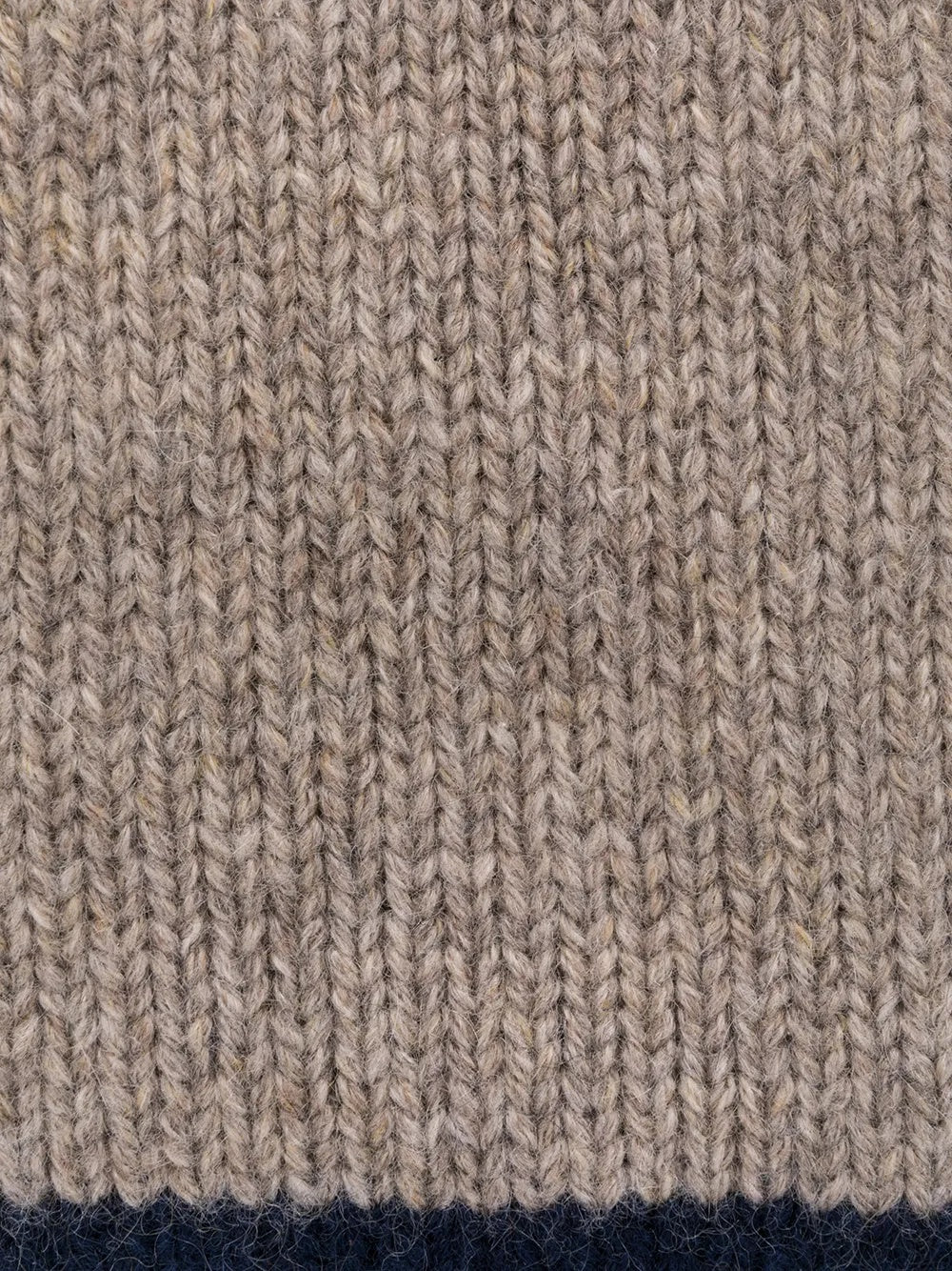 BRUNELLO CUCINELLI MEN'S SAND KNIT TIE WITH CONTRAST TIP