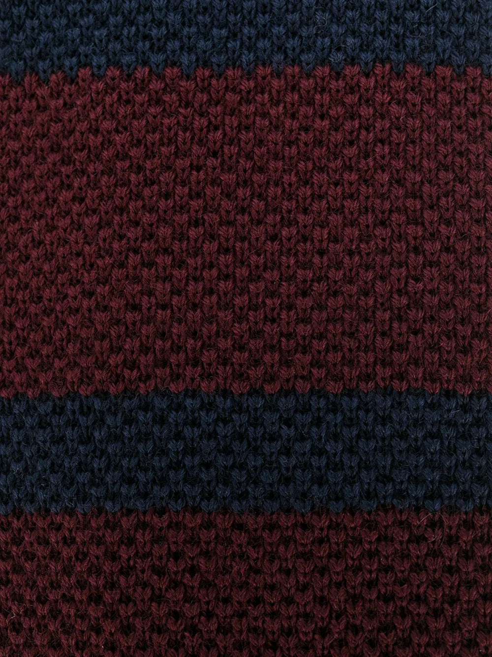 BRUNELLO CUCINELLI MEN'S BURGUNDY STRIPED KNIT TIE