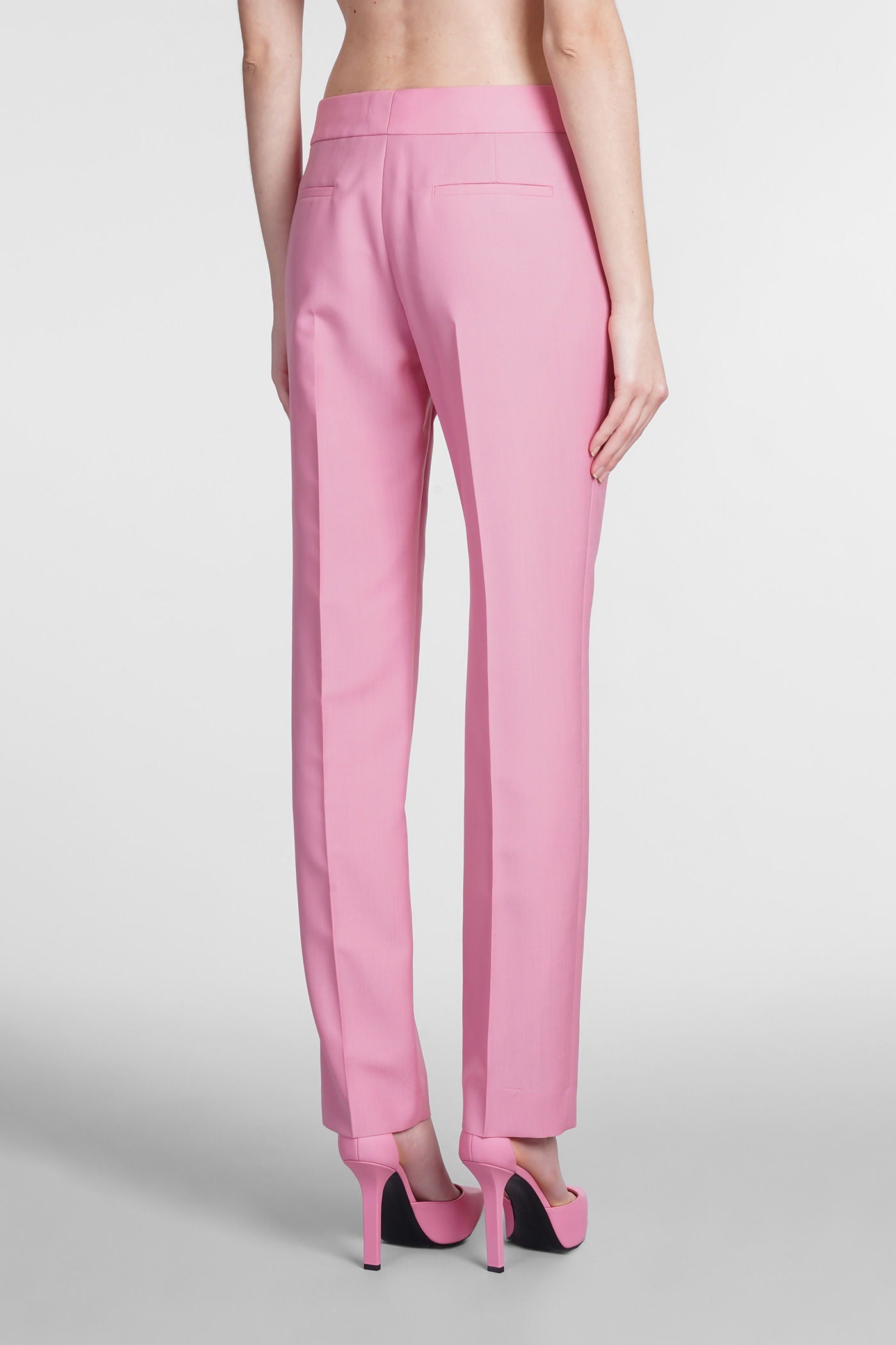 GIVENCHY WOMEN'S BRIGHT PINK TAILORED TROUSERS