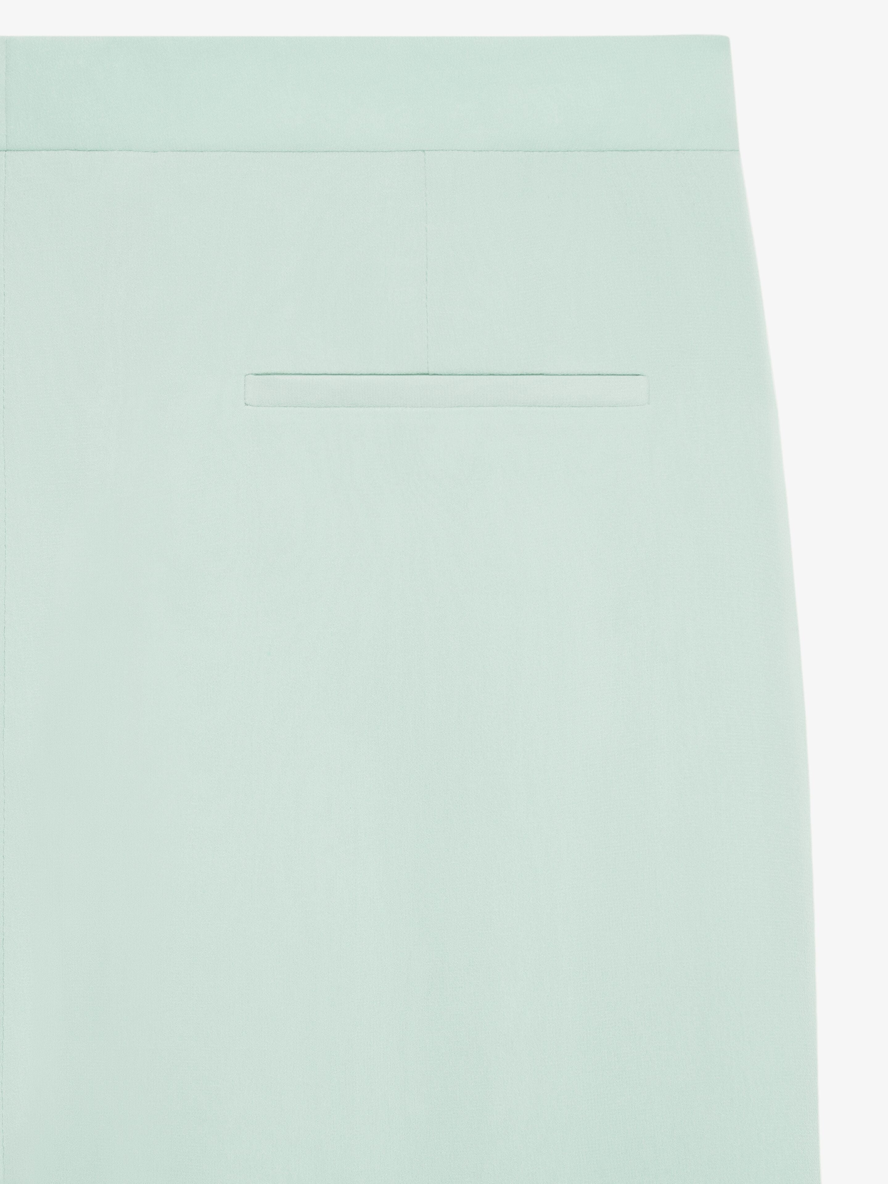 GIVENCHY WOMEN'S MINT GREEN FLARE TROUSERS
