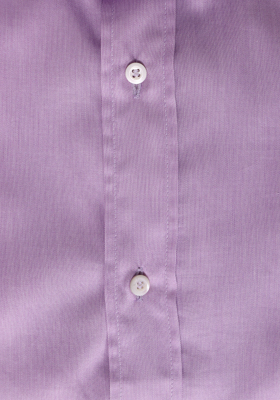 BRUNELLO CUCINELLI MEN'S LILAC BUTTON-UP SHIRT