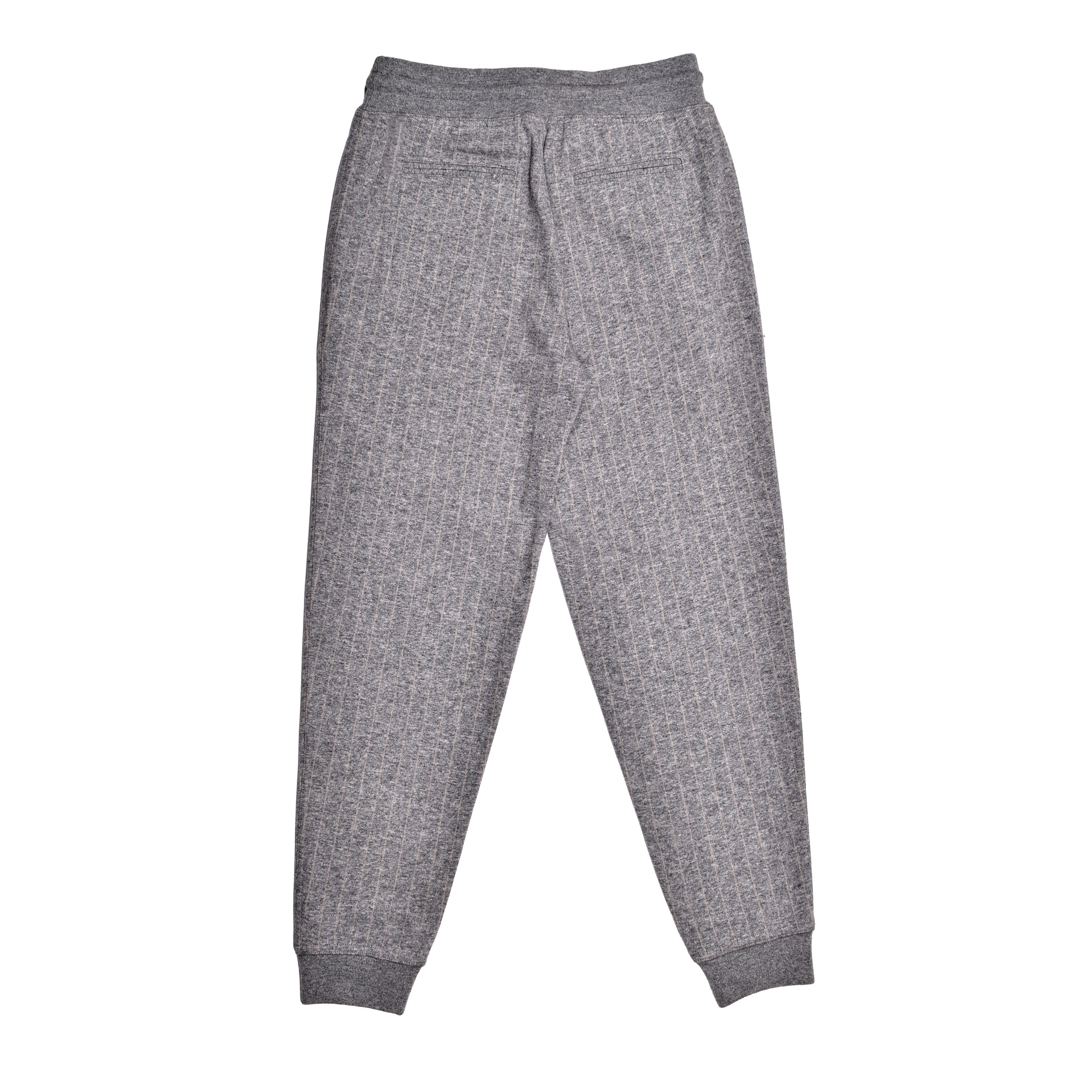BRUNELLO CUCINELLI MEN'S PEARL GREY CASHMERE BLEND TROUSERS