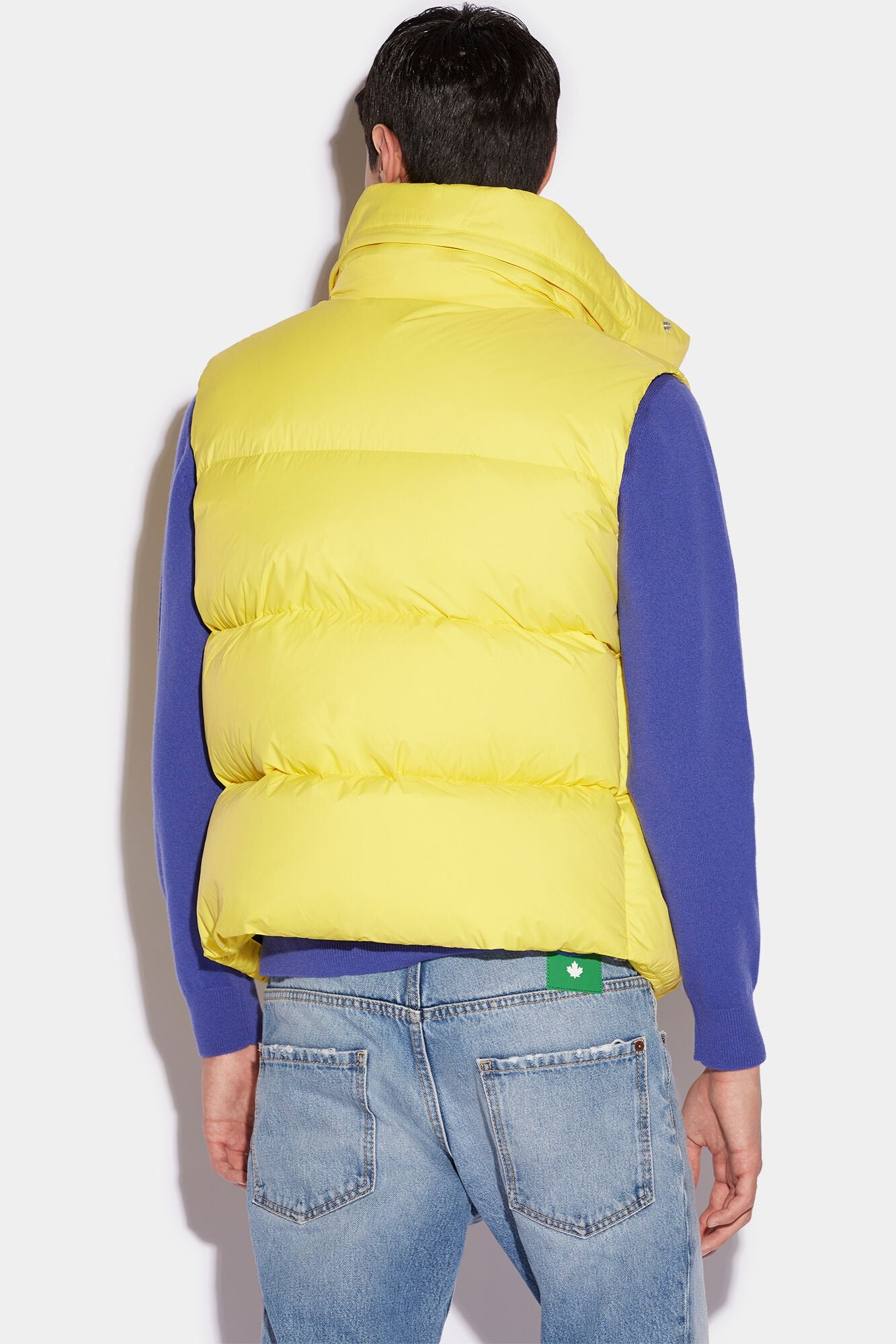 DSQUARED2 MEN'S LEMON QUILTED PUFFER VEST