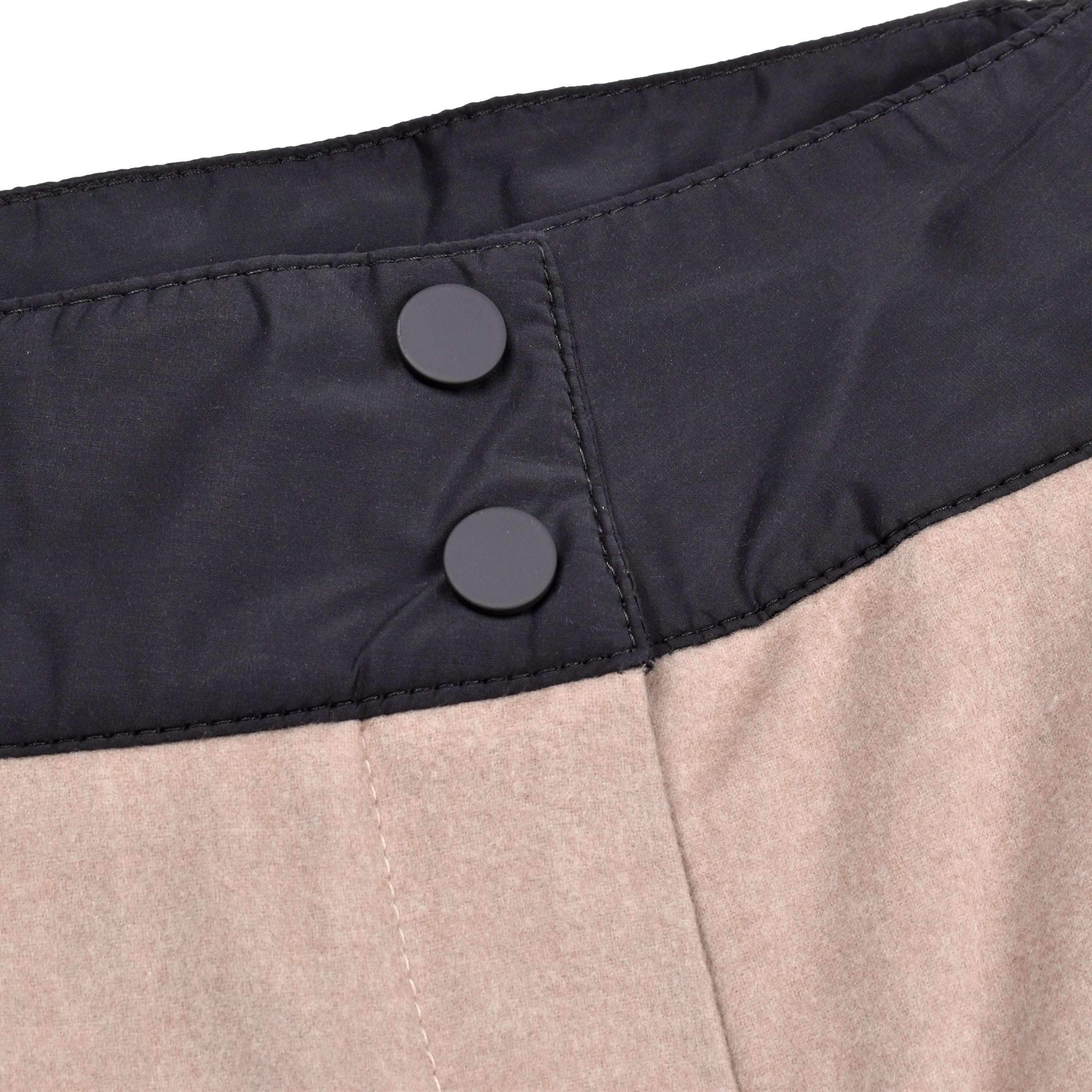 BRUNELLO CUCINELLI WOMEN'S BEIGE WOOL SKI TROUSERS