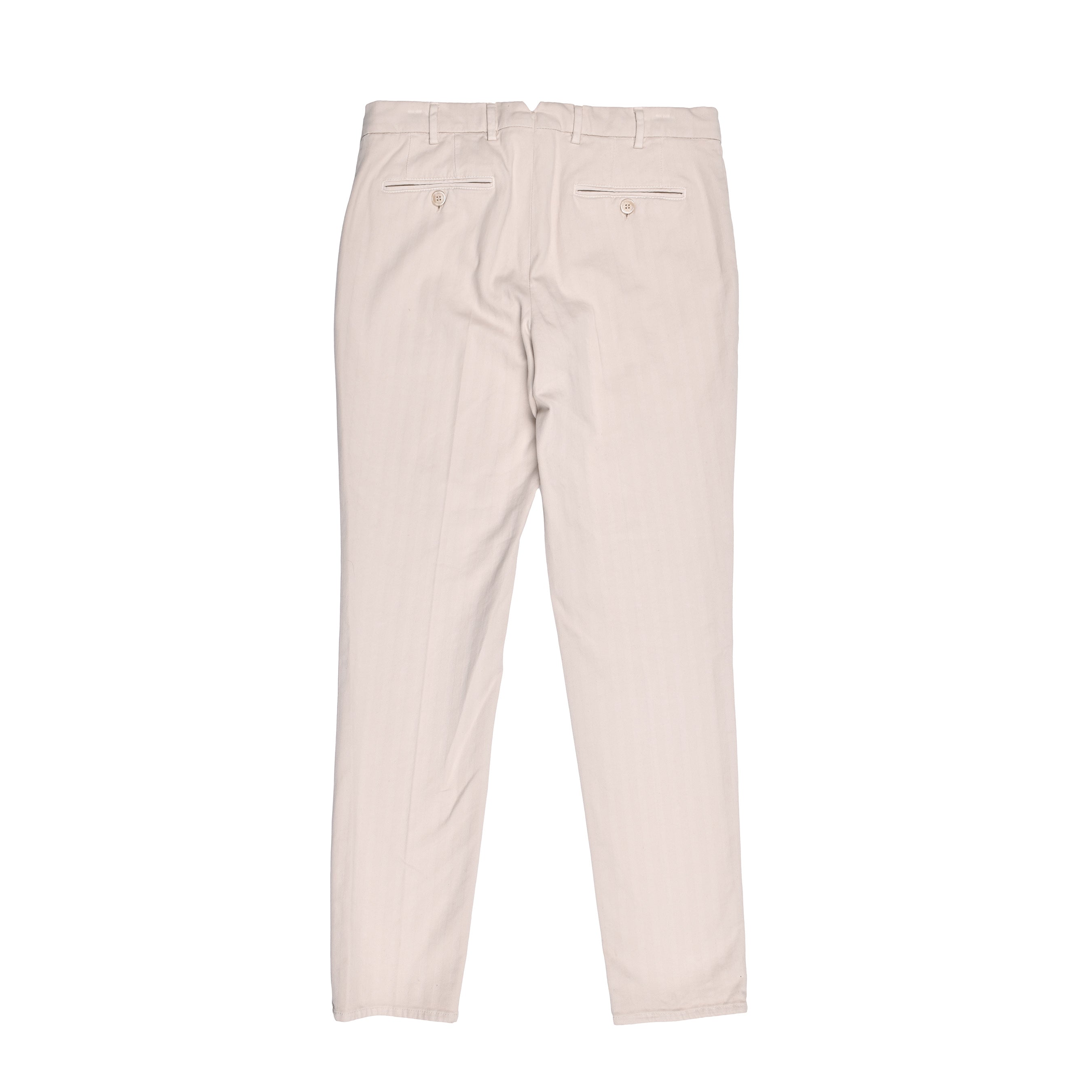 BRUNELLO CUCINELLI MEN'S FLAX TAILORED LEISURE TROUSERS